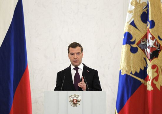 Dmitry Medvedev's annual address to Federal Assembly