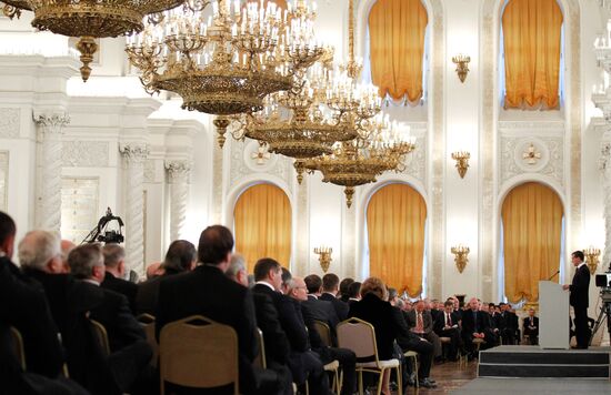 Dmitry Medvedev's annual address to Federal Assembly