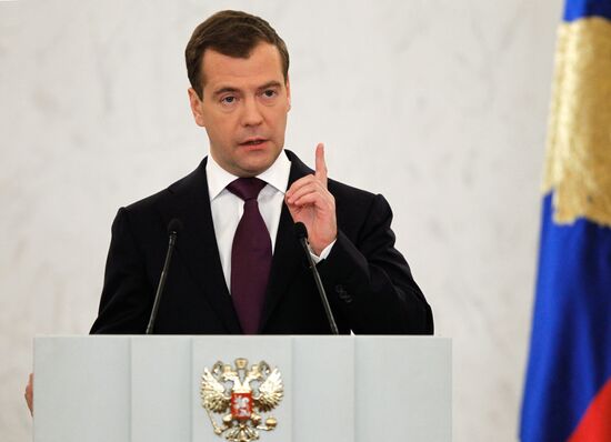Dmitry Medvedev's annual address to Federal Assembly