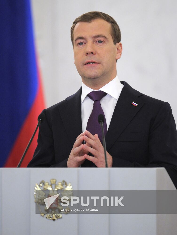 Dmitry Medvedev's annual address to Federal Assembly