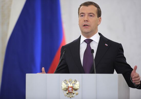 Dmitry Medvedev's annual address to Federal Assembly
