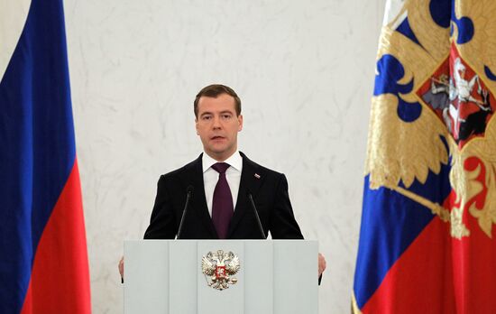 Dmitry Medvedev's annual address to Federal Assembly