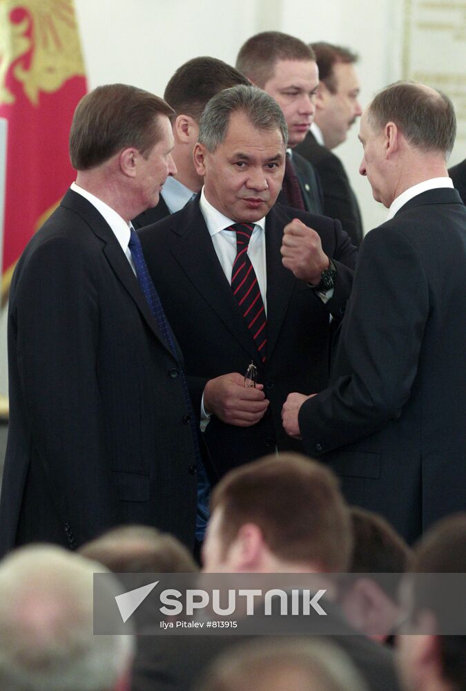 Sergei Ivanov, Sergei Shoigu and Nikolai Patrushev