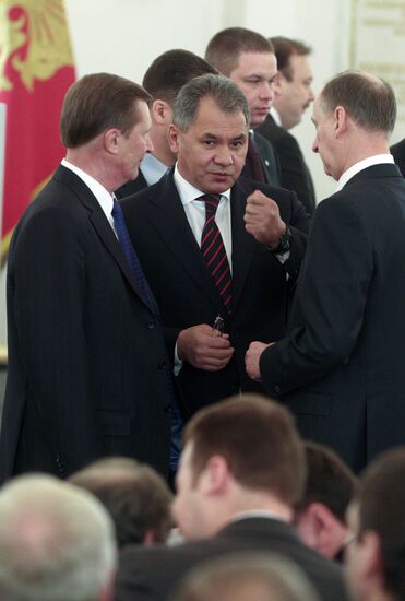 Sergei Ivanov, Sergei Shoigu and Nikolai Patrushev