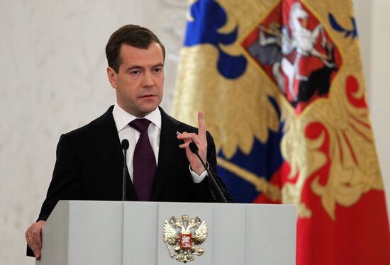 Dmitry Medvedev delivers state-of-the-nation address