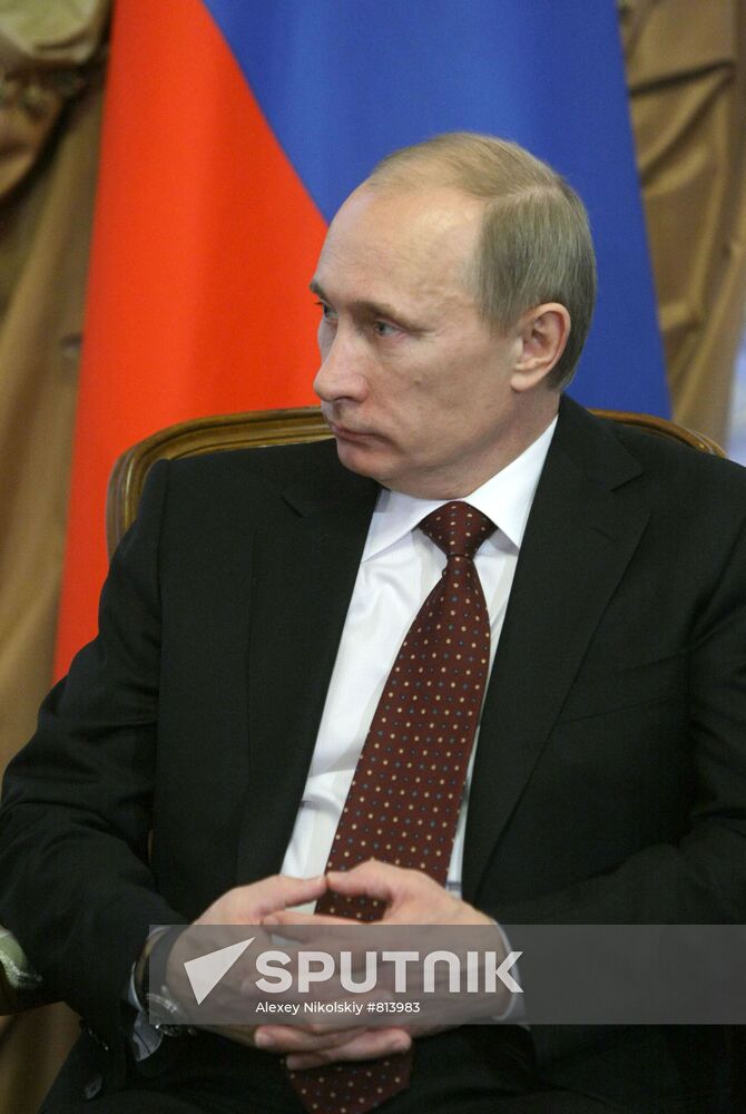 Vladimir Putin meets with Viktor Orban