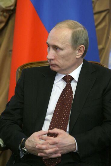 Vladimir Putin meets with Viktor Orban