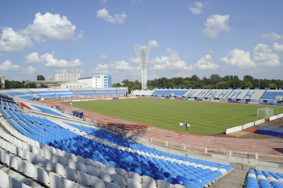 Shinnik football stadium in Yaroslavl