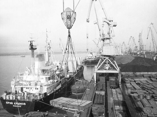 The Yury Krymov motor ship