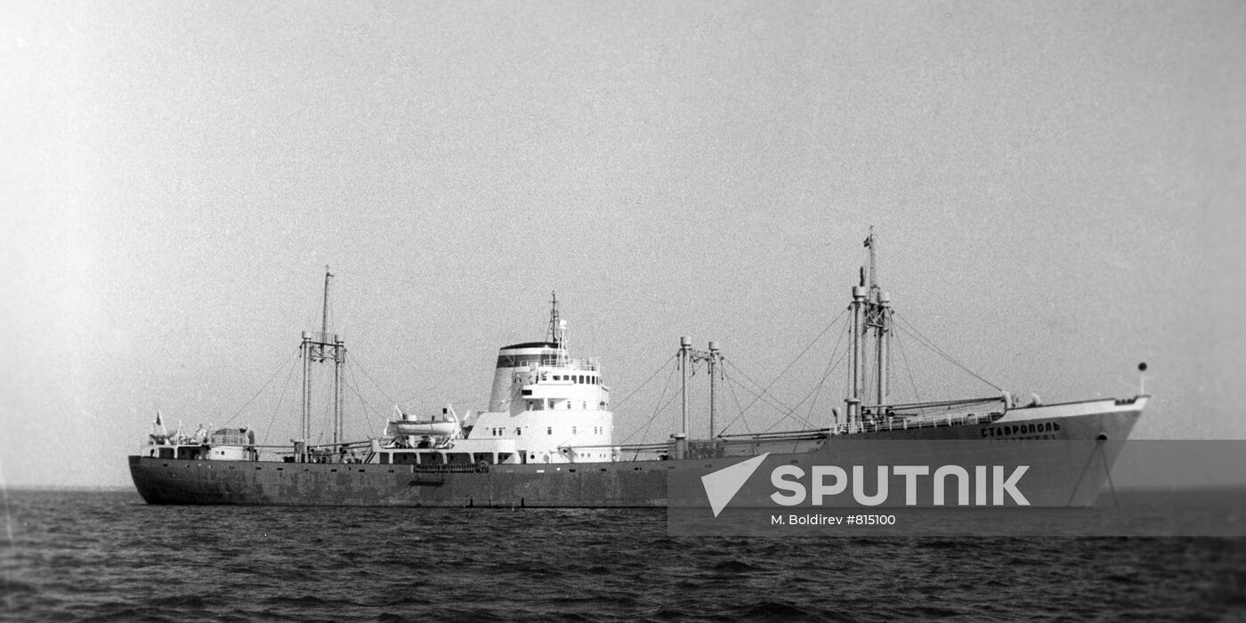 The Stavropol motor ship