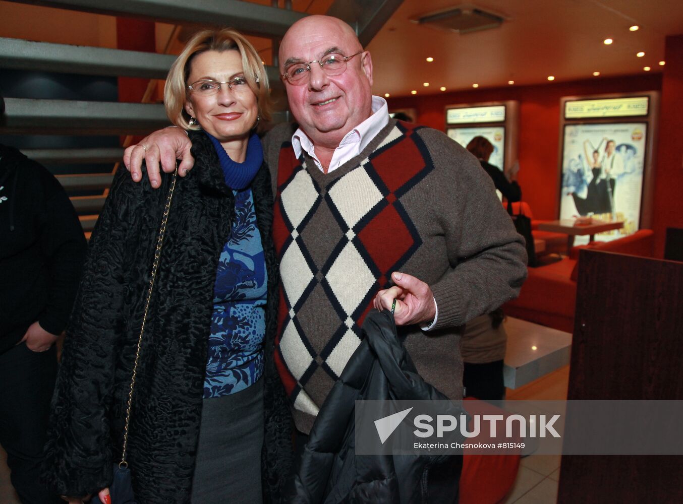 Vladimir Dolinsky with his wife
