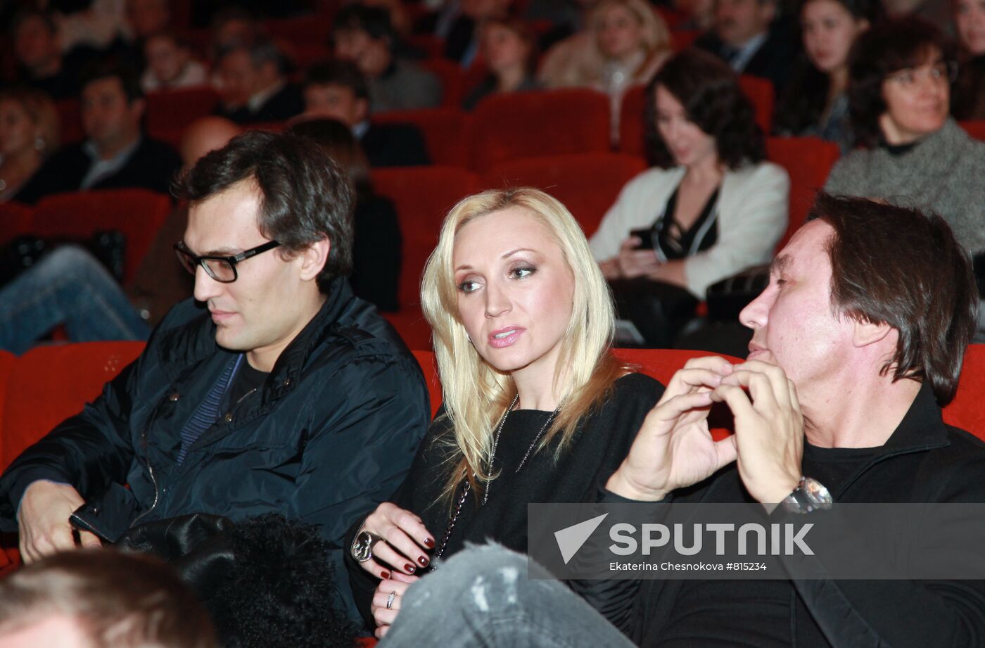 Kristina Orbakaite, husband Mikhail Zemtsov, Renat Davletyarov