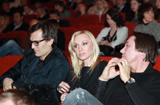 Kristina Orbakaite, husband Mikhail Zemtsov, Renat Davletyarov