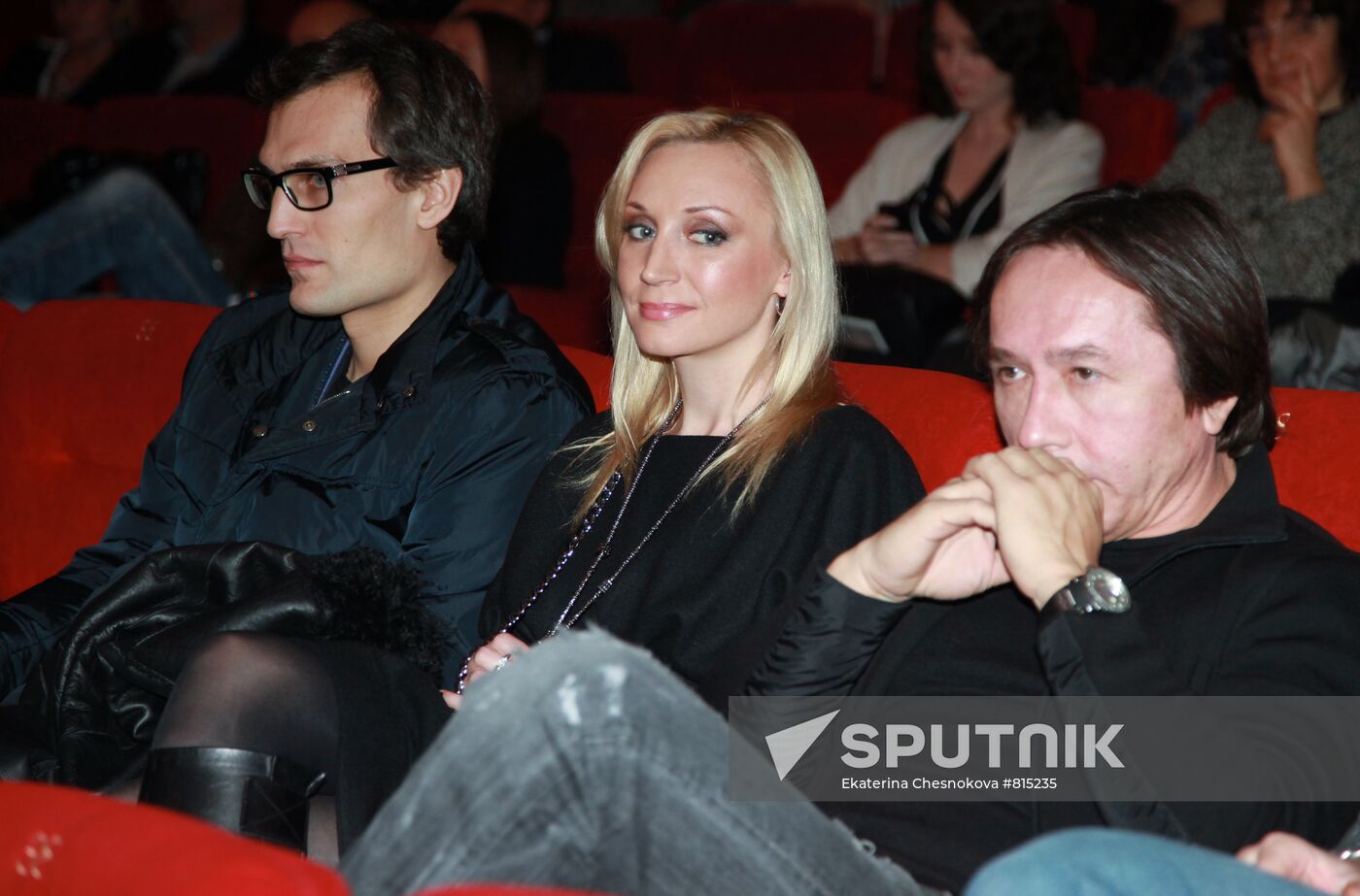 Kristina Orbakaite, husband Mikhail Zemtsov, Renat Davletyarov
