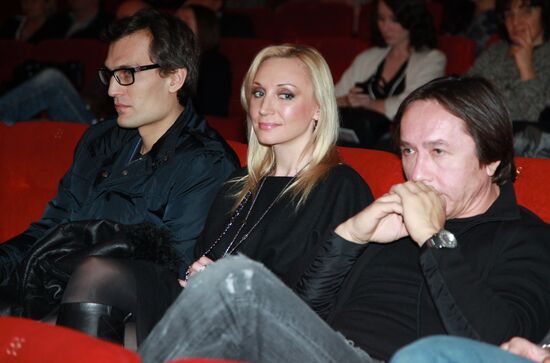 Kristina Orbakaite, husband Mikhail Zemtsov, Renat Davletyarov