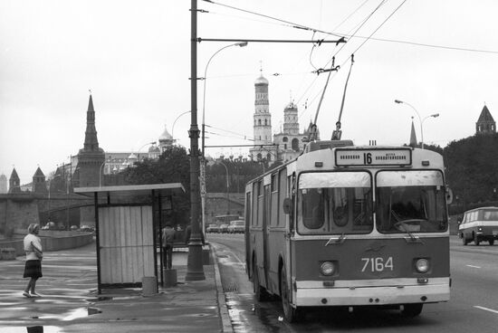 Trolleybus built at Uritsky Trolleybus Plant