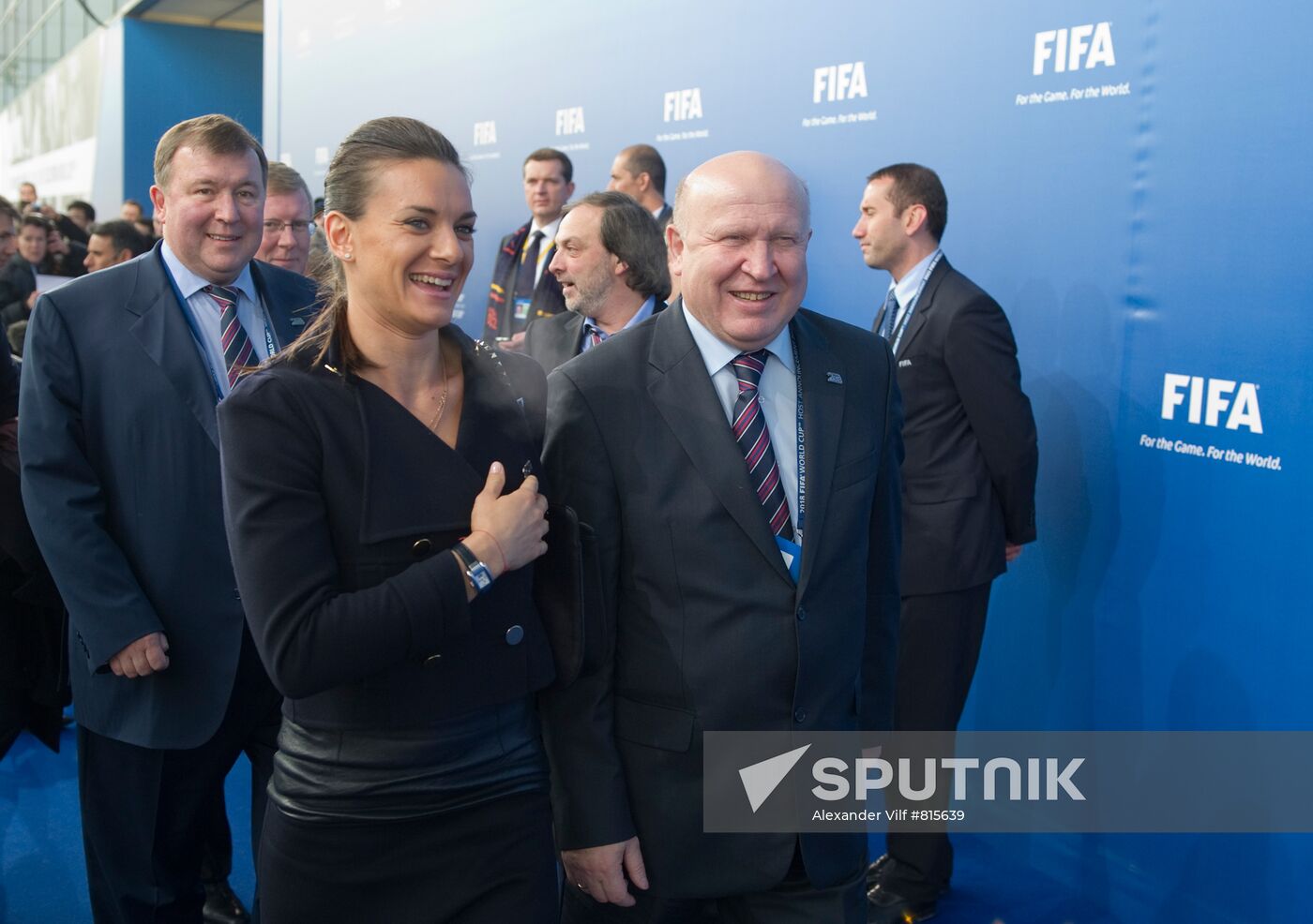 Yelena Isinbayeva and Valery Shantsev