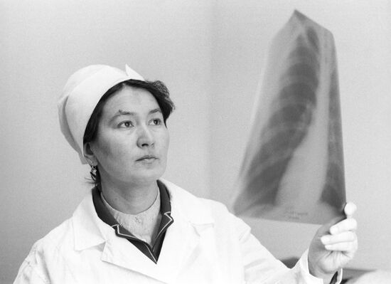 Radiologist Ludmila Kaplina