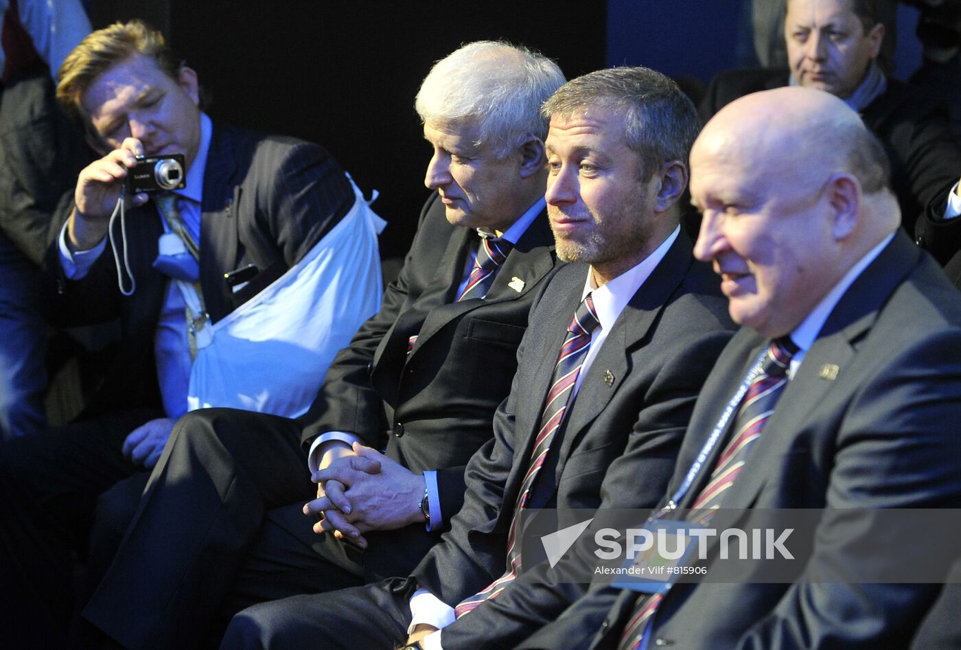 Roman Abramovich, Sergei Fursenko and Valery Shantsev