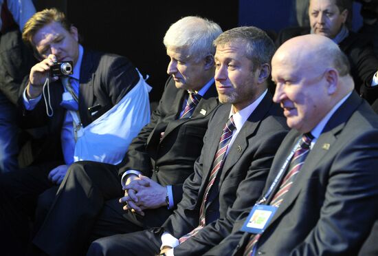 Roman Abramovich, Sergei Fursenko and Valery Shantsev