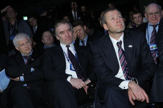 Sergei Fursenko, Valery Gergiyev and Roman Abramovich