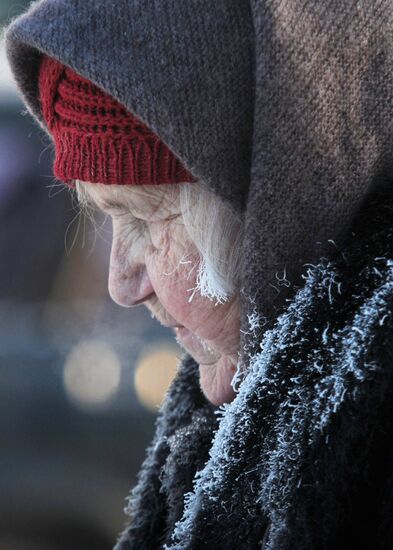 Cold snap grips Russian cities