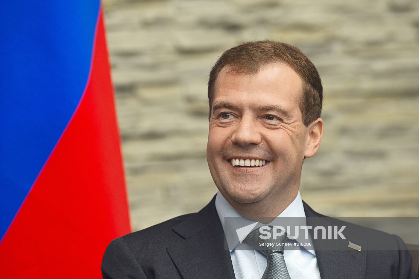 Medvedev, Berlusconi in Krasnaya Polyana