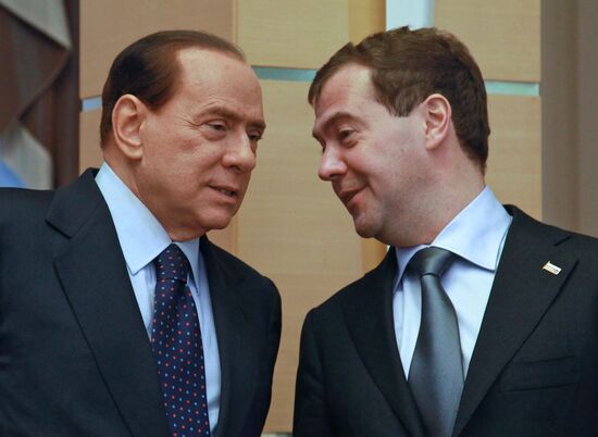 Dmitry Medvedev, Silvio Berlusconi