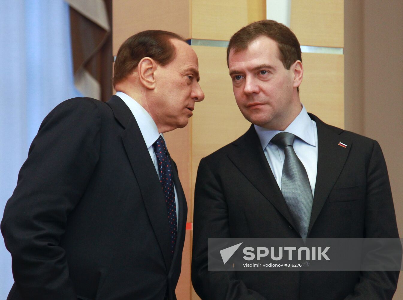 Dmitry Medvedev, Silvio Berlusconi
