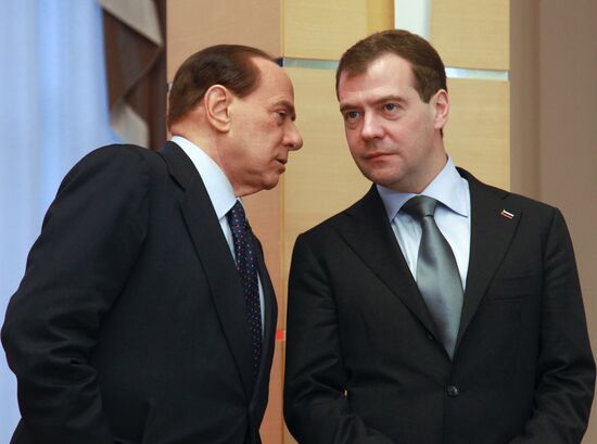Dmitry Medvedev, Silvio Berlusconi