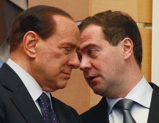 Dmitry Medvedev, Silvio Berlusconi