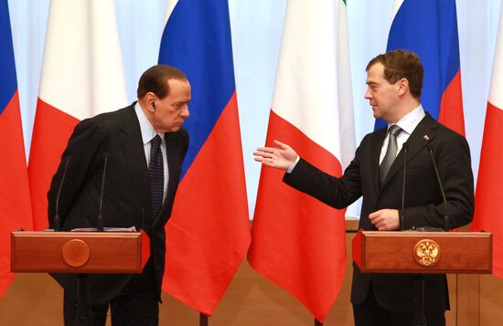 Dmitry Medvedev, Silvio Berlusconi