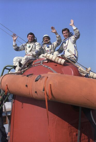Vladimir Titov, Muhammad Faris, and Alexander Serebrov