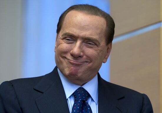Dmitry Medvedev meets with Silvio Berlusconi in Sochi