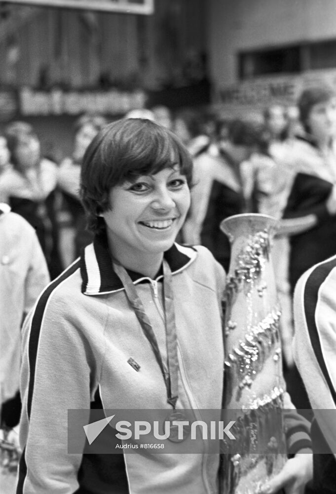 Lithuanian basketball player Angele Rupshene