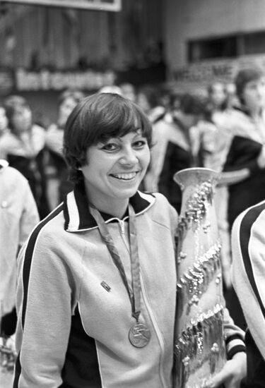 Lithuanian basketball player Angele Rupshene
