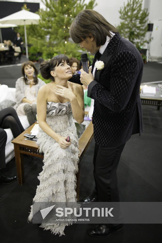 Andrei Malakhov and Oksana Robski