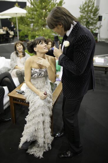 Andrei Malakhov and Oksana Robski