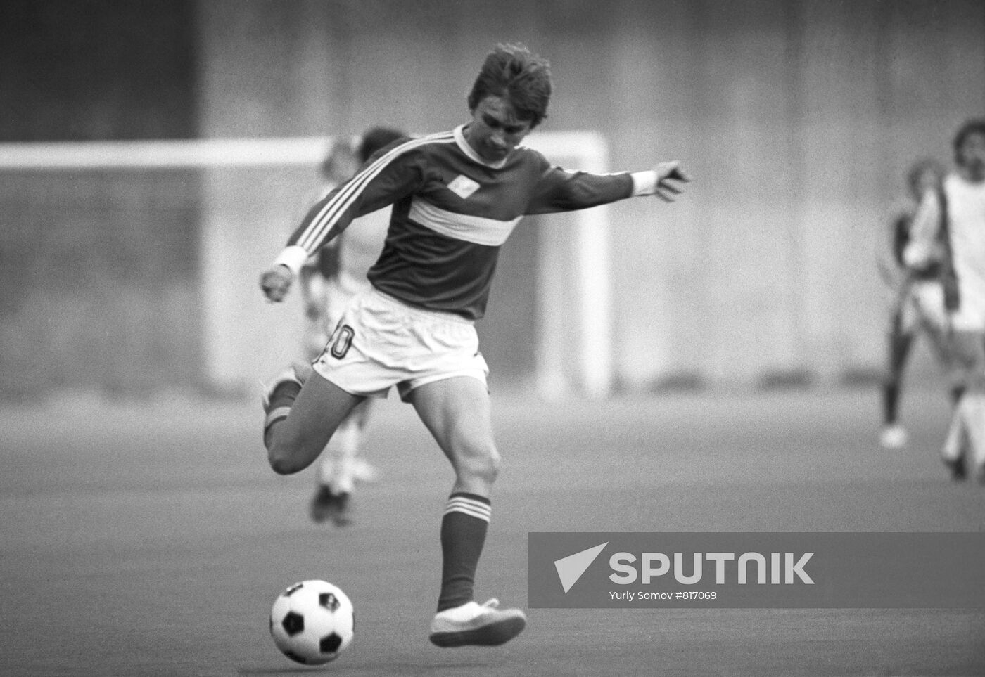 Football player Fyodor Cherenkov during match