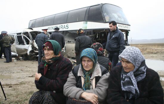 Seven injured in pilgrim passenger bus crash in Dagestan
