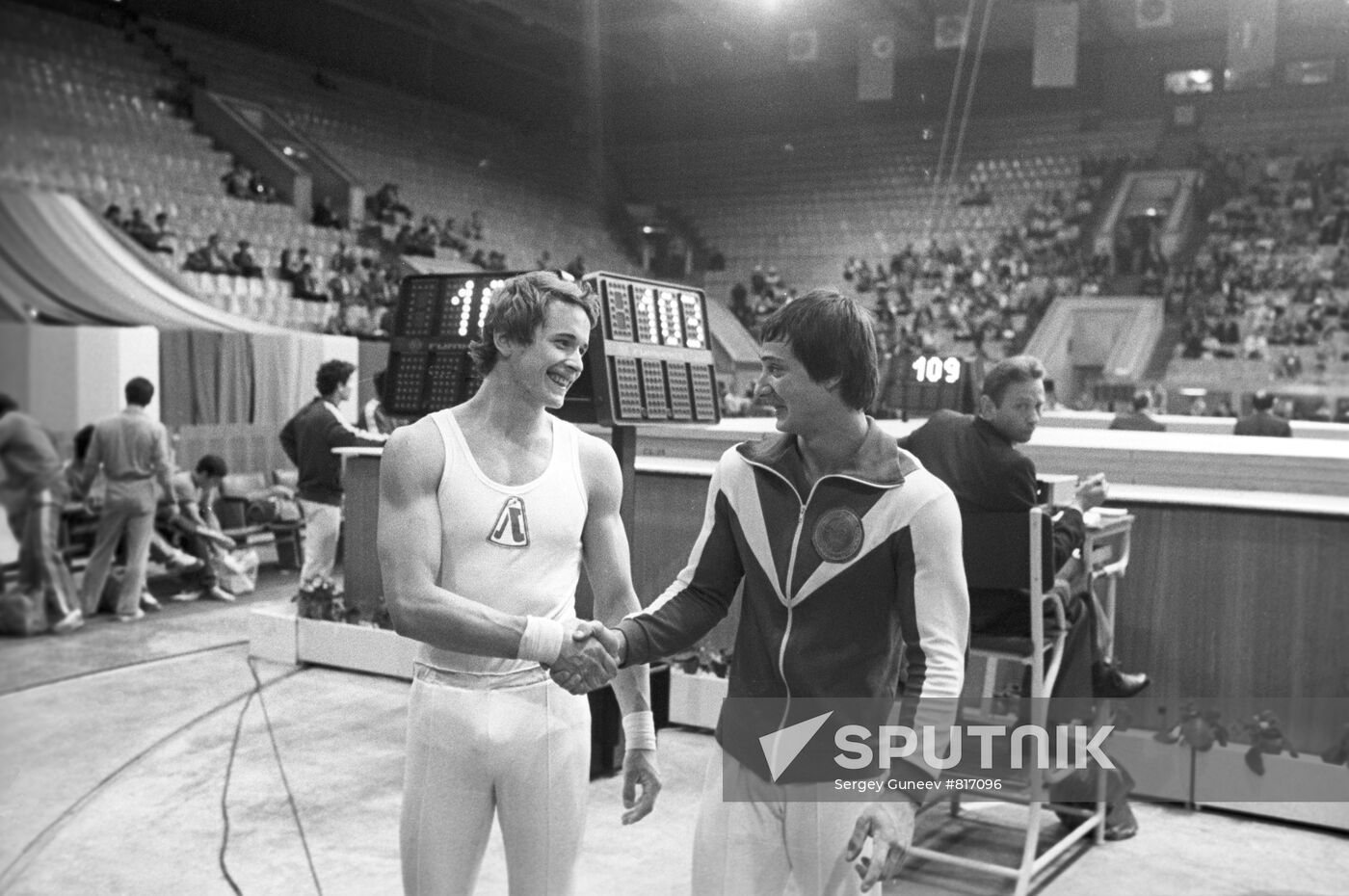 Alexander Dityatin and Eduard Azaryan