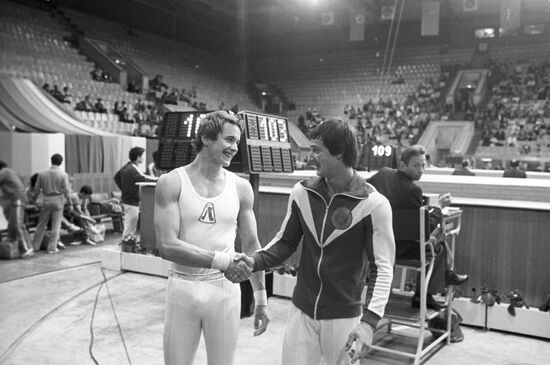 Alexander Dityatin and Eduard Azaryan