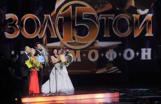 Igor Krutoy, Lara Fabian, Anna Netrebko and Philipp Kirkorov