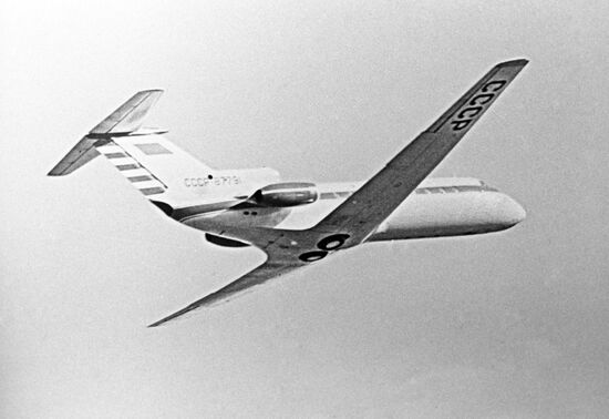 A Yakovlev Yak-40 airliner