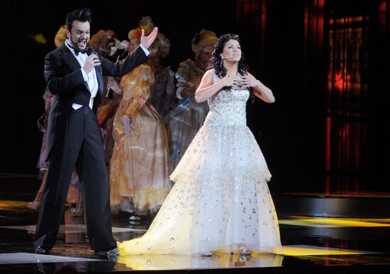 Philipp Kirkorov and Anna Netrebko