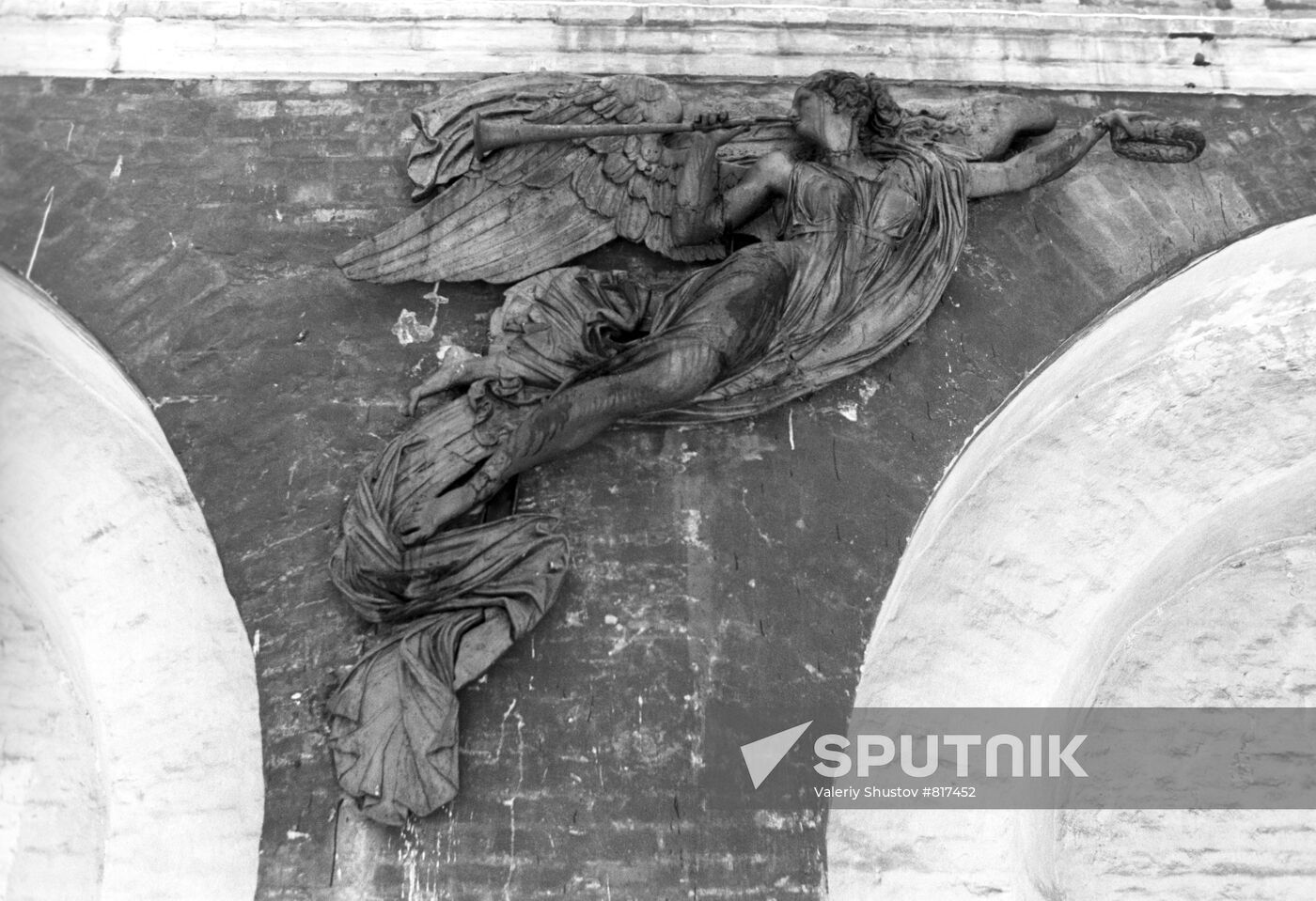 Extant high relief of destroyed Christ the Savior cathedral