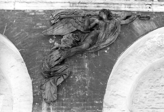 Extant high relief of destroyed Christ the Savior cathedral