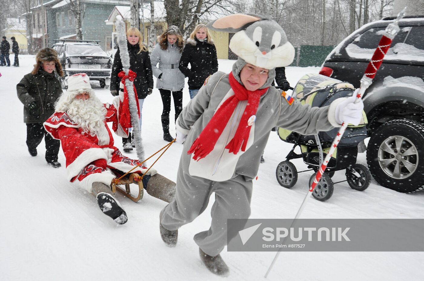 Traditional Father Frost games, Karelia