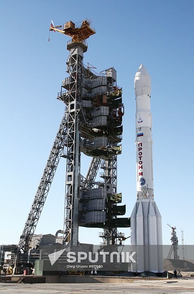 Proton-M carrier rocket with three Glonass-M satellites