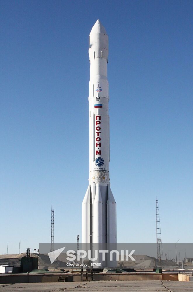 Proton-M carrier rocket with three Glonass-M satellites